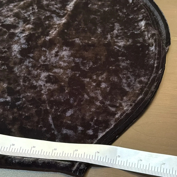 MISSGUIDED Crushed Velvet Choker Detail Bodycon Dress Black. M - Picture 11 of 11